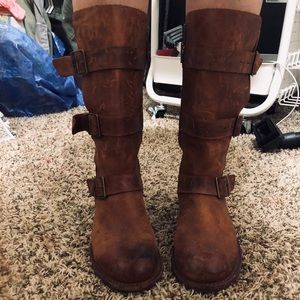 Dr Martens Leather Boots Womens 8 Mens 7